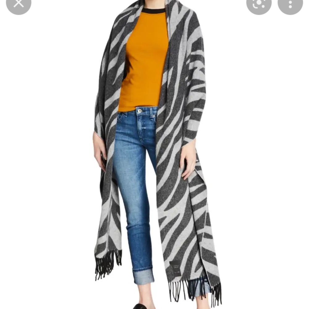 NWT Rag & Bone oversized zebra statement scarf. Soft!! Price firm